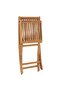 Folding garden chairs, 8 pcs., solid teak wood - 4