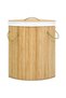 Corner Bamboo laundry basket, 60 L - 3