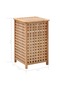 Laundry basket, 39x39x65 cm, solid walnut wood - 7