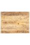 Table top, 90 x 60 cm, solid mango wood, 15-16 mm