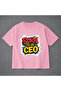 Unisex Oversized T-Shirt Born Ceo Printed 100% Cotton Tee Shirt Comfortable Fit