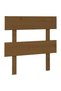 Bedside table, honey brown, 93.5x3x81 cm, solid pine wood - 2