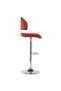 Bar stool, wine red, eco- Leather - 3