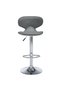Bar stools, 2 pcs., gray, eco- Leather - 4