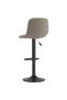 Bar stools, 2 pcs., light grey, Velvet - 6