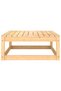 Garden stool with Pillow, solid pine wood - 4