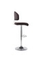 Bar stool, brown, eco- Leather - 4