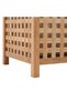 Laundry basket, 39x39x65 cm, solid walnut wood - 6