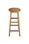 Bar stools, 2 pcs., solid acacia wood - 3