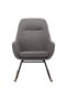 Scaun balansoar, gri deschis, material textil - 4
