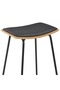 Bar stools, 2 pcs., black, eco- Leather - 5