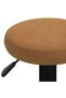 Bar stools, 2 pcs., brown, Velvet - 7