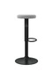 Bar stools, 2 pcs., light grey, Velvet - 5