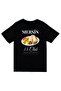 Mersin - 33 - Tantuni - Kızkalesi - Şehir Printed Unisex 100% Cotton Black T-Shirt