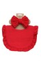 - Ava Small Ribbon Headband & Baby Bib Set - Red - 2