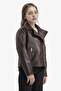 Anti-Wrinkle Faux Leather Jacket for Girls F8742A826Sp - 3
