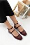 Patent Leather Sorelis Open Back Square Toe Short Heel Daily Comfortable Ballet Flats Women's Heeled Shoes - 3