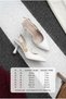 Clair D’Héritage Pointed Toe Summer 8cm Heel Buckle Detail Women's Slingback Heeled Shoes - 4