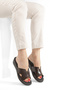 Artı&Jel-5006 Orthopedic Jel Women's Brown Slippers with Heel Spur Function - 5