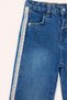 100% Cotton Striped Culotte Jean Trousers Baby Girl G8158A526Sp - 2