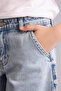 Baggy Fit Blue Girls' Jean Pants G4650A8/Nm39 - 4