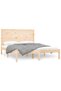Bed frame, 140x200 cm, solid wood - 2