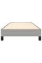 Box spring bed frame, light grey, 80x200 cm, textile - 5