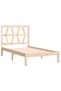 Single 3FT bed frame, 90x190 cm, solid pine wood - 4