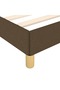 Bed frame, dark brown, 90x190 cm, textile - 7