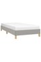 Bed frame, light grey, 90x200 cm, textile - 3