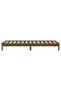 Single bed frame 3FT, honey brown, 90x190cm, solid pine wood - 6