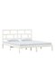 Super King 6FT bed frame, white, 180x200 cm, solid wood - 3