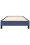 Bed frame, blue, 100 x 200 cm, textile - 5