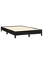 Bed frame, black, 120x200 cm, textile - 4