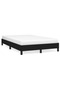 Bed frame, black, 120x200 cm, textile - 2