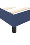 Box spring bed frame, blue, 100x200 cm, textile - 6