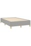 Bed frame, light grey, 120x200 cm, textile - 4