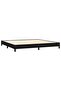 Bed frame, black, 200x200 cm, textile - 4