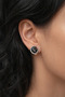 Silver Curved Earrings Modern Stylish Minimal Round Design Women's Steel Earrings - 2