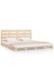 Bed frame, 200x200 cm, solid pine wood - 2