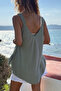 Italian Khaki Strappy Y Soft-Textured A-Form Fit Loose D Woven Blouse 65 50 - 2