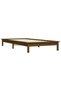 Single bed frame 3FT, honey brown, 90x190cm, solid pine wood - 4