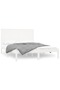 Bed frame, white, 120x200 cm, solid wood - 2