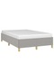 Bed frame, light grey, 120x200 cm, textile - 3