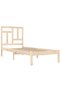 Single 3FT bed frame, 90x190 cm, solid pine wood - 3