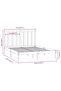 Double bed frame 4FT6, 135x190 cm, solid pine wood - 6