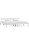 UK Super King bed frame, white, 180x200 cm, solid pine wood - 2