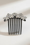 Black Color Butterfly Detailed Comb Buckle - 2