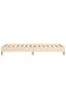 Bed frame, cream, 80x200 cm, textile - 6
