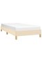 Bed frame, cream, 80x200 cm, textile - 3
